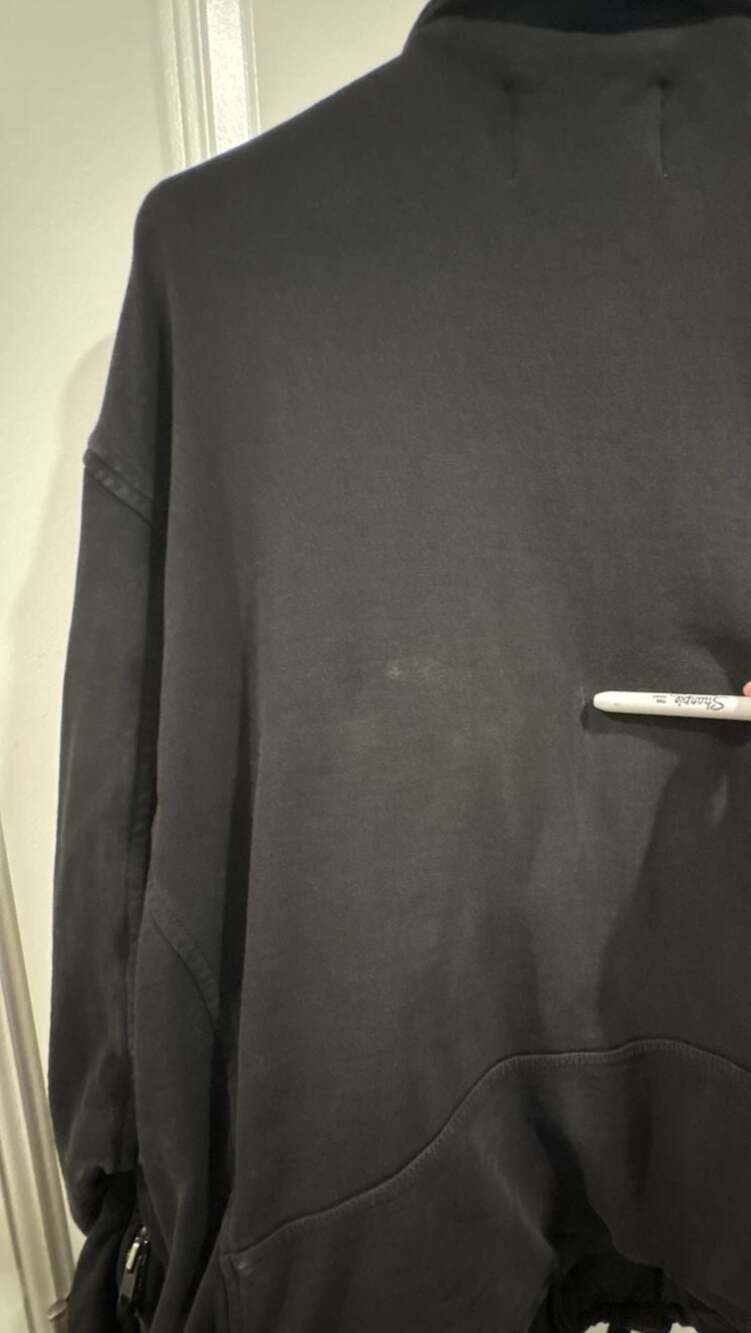 We The Free Asymmetrical Biker-Style Black Jacket - Picture 5 of 13